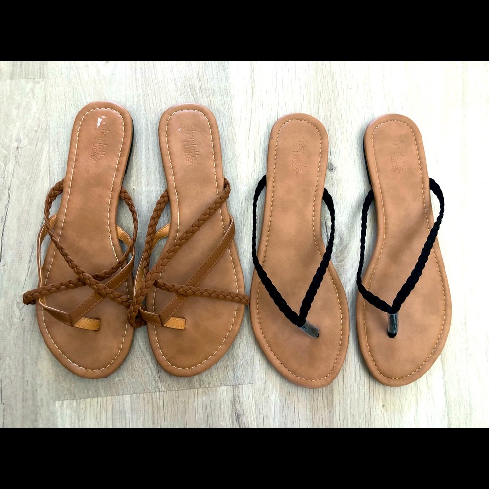 Charlotte Russe Sandals Bundle Size 10 Women’s
